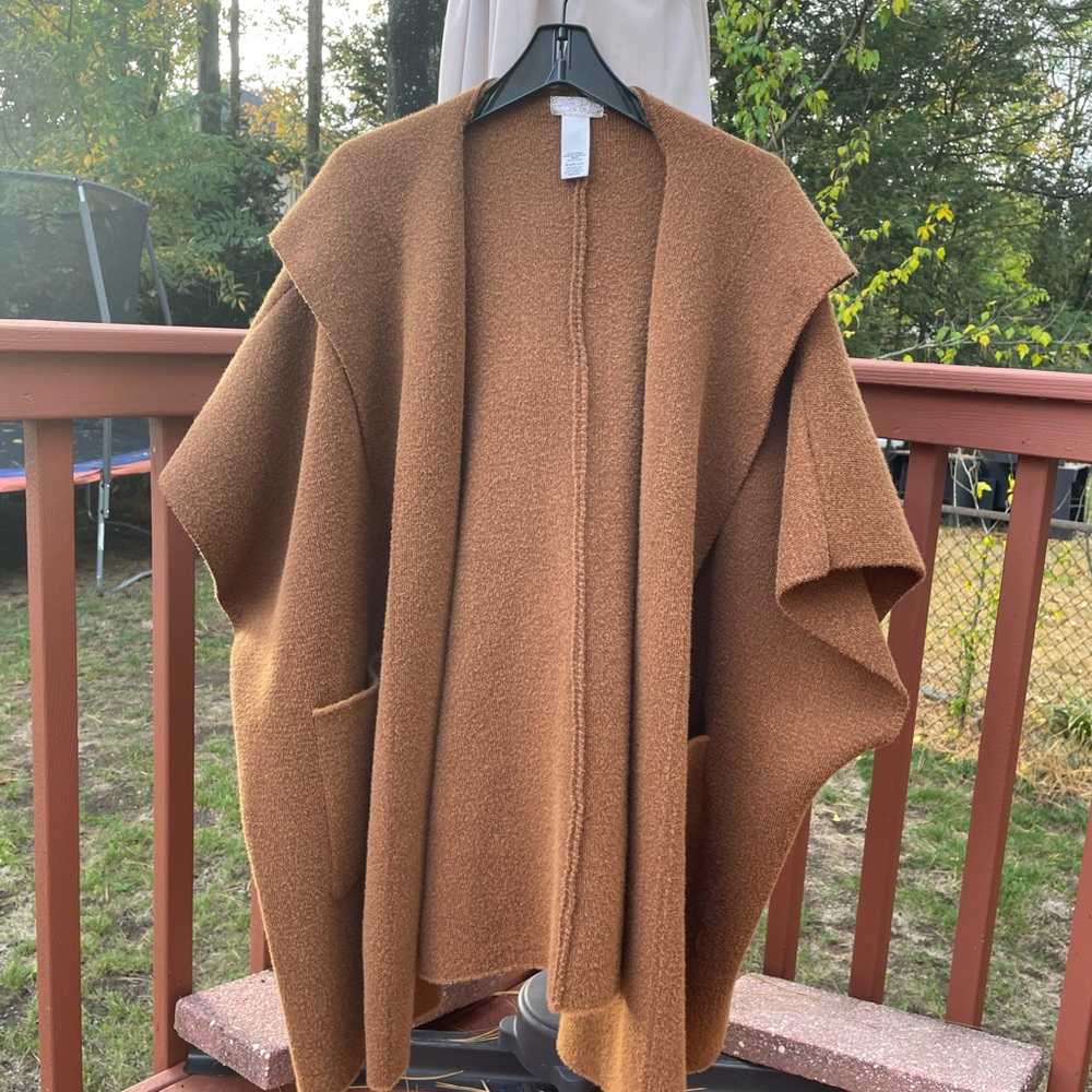 Free People oversized cardigan brown one size - Picture 3 of 7